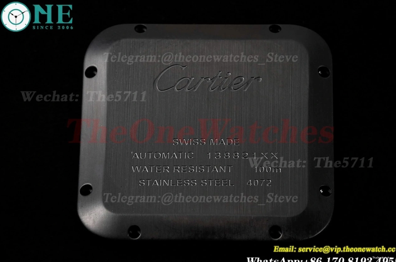 Santos BVF PVD Black Mens 9019 De Cartier XL LE 0418